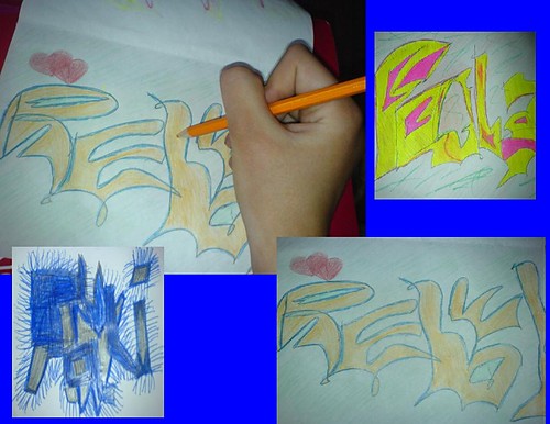 Moje niby graffiti...