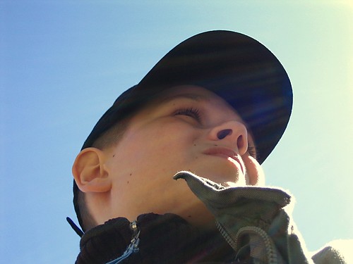 how can u see into my nose...?