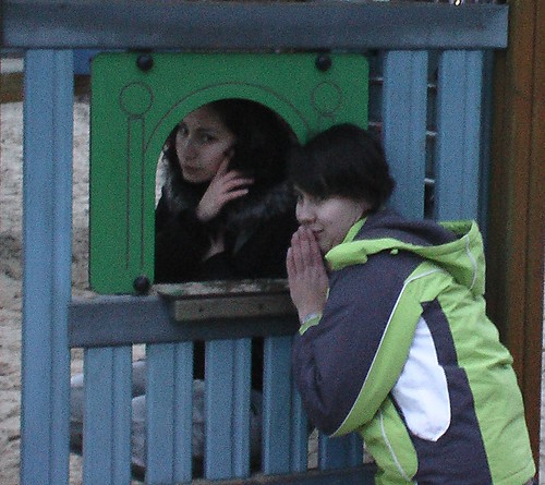 Spacer po parku luty 2007