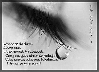 Pierwszy raz jestem smutna;(