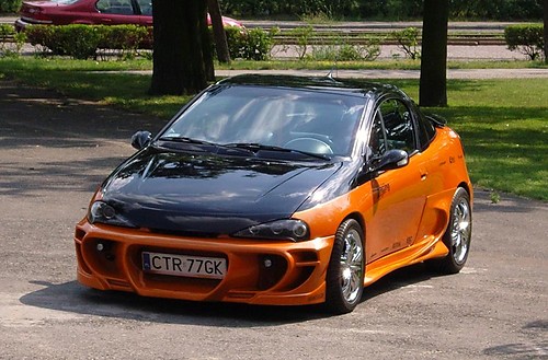 Opel Tigra po delikatnym tunning