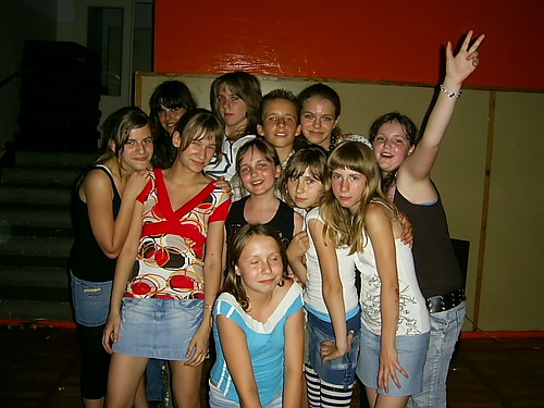 Na dysce:):)Tzn. po dysce...