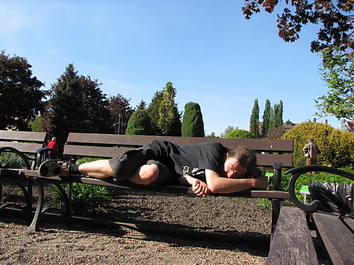 Me sleeping