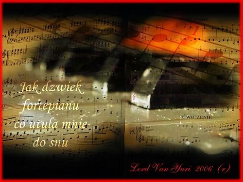 Sweet piano writing down my life