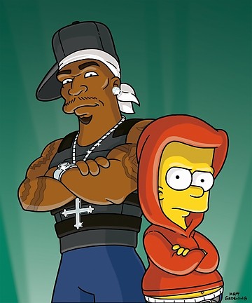 50 Cent & Bart Simpson