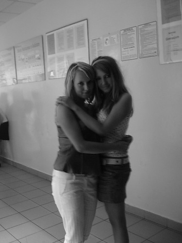 Black and white on the party:):)