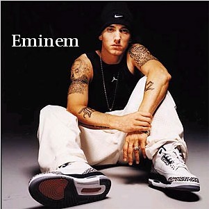 Eee eminem? heheh tak