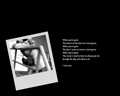 When you're gone ! 