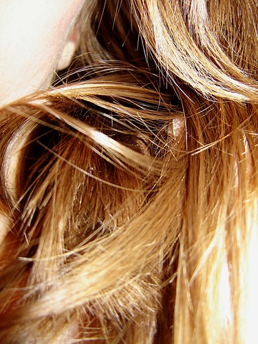 My hair...