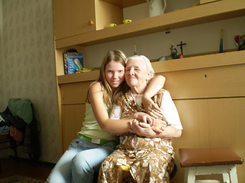 Prababcia i ja:)