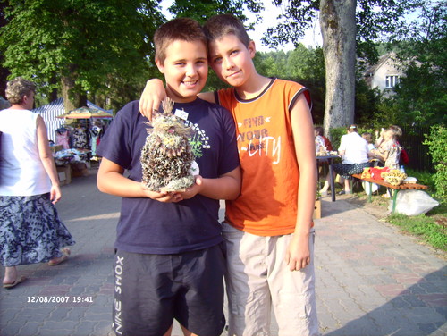 I and my sister....hehe brother