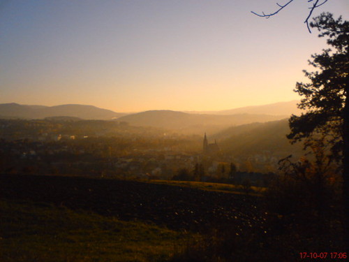 Widok na Limanow:P