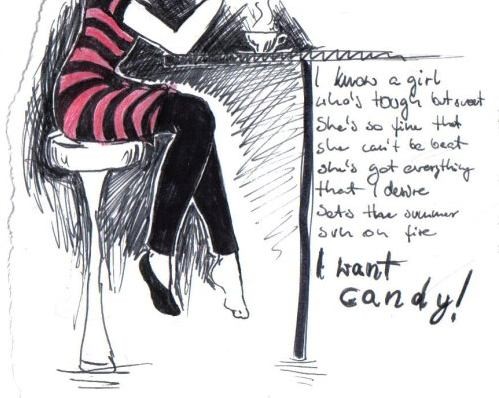 Candy in the morning time