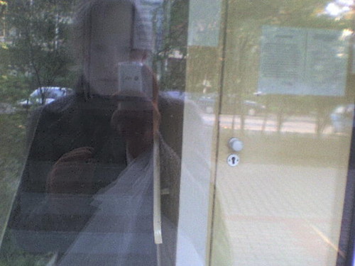 own reflection