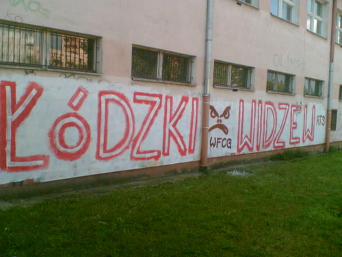 Zajebisty Napis !!!Tylko Widzew