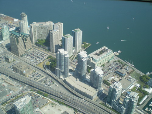 Widok z CN tower ( Toronto )
