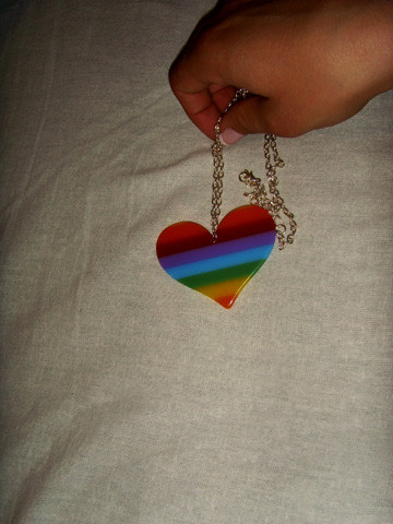 rainbow heart.