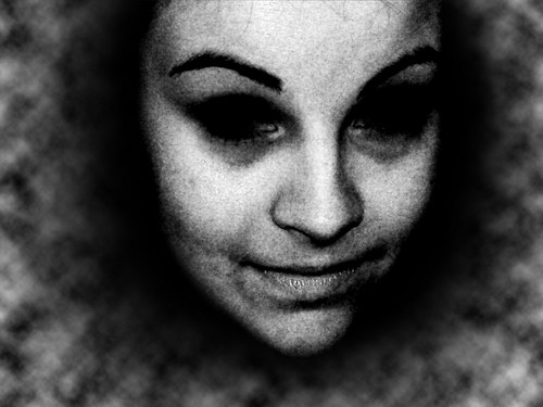 my sister's scary face