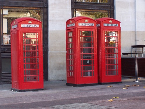 Red Telephone Box. Icons of GB