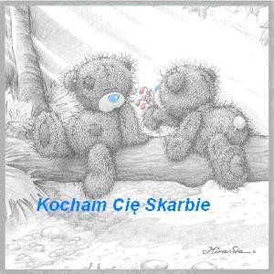 kocham cie skarbie