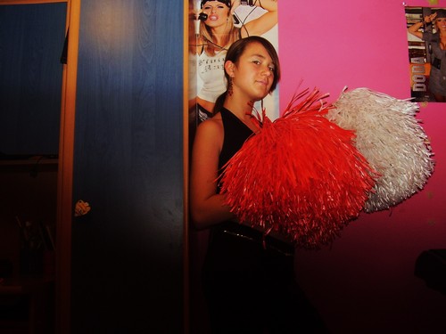 w Stroju Cheerleders;p