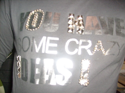 YOU HAVE SOME CRAZY IDEALS!!!!!!