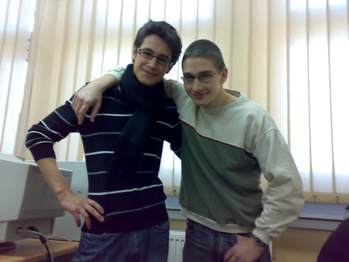 Z Krystianem..
