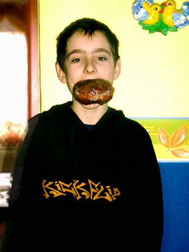 Pczek w buzi