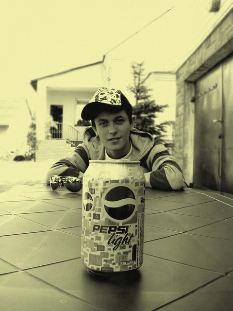 My life, my pepsi...