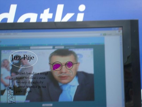 Juz pije i nasz podatki id !