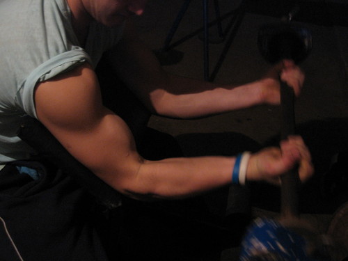 Trening na biceps:)