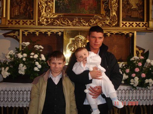 Ja i moj bart Arek i may Kubu