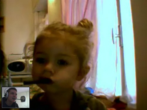 Sofia i ja @ Skype :D
