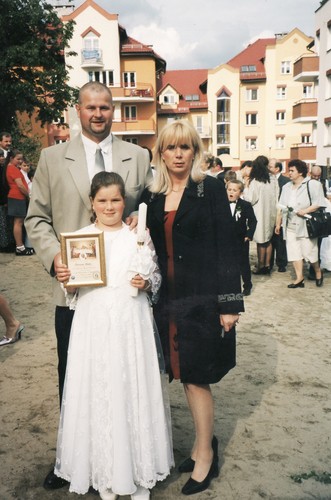 Moja pierwsza komunia.