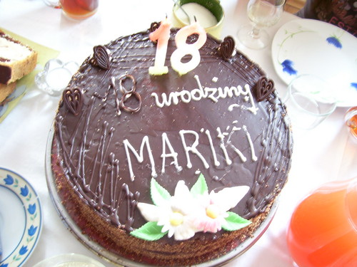 18stkowy tort