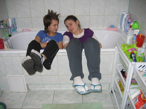 w wannie