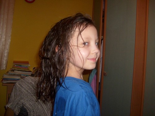 Mokre wloski:D
