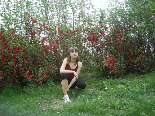 w kwiatach :P 