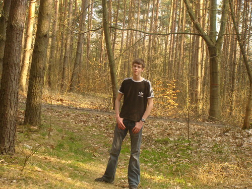 w lasku xD