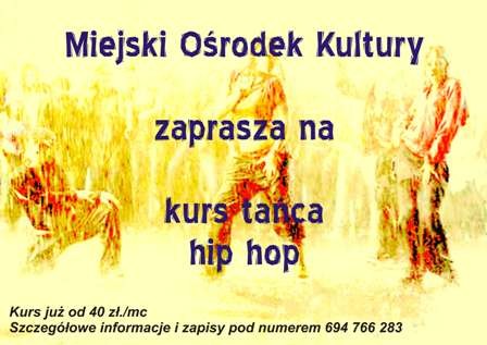 Kurs Tanca Hip-hop !!!