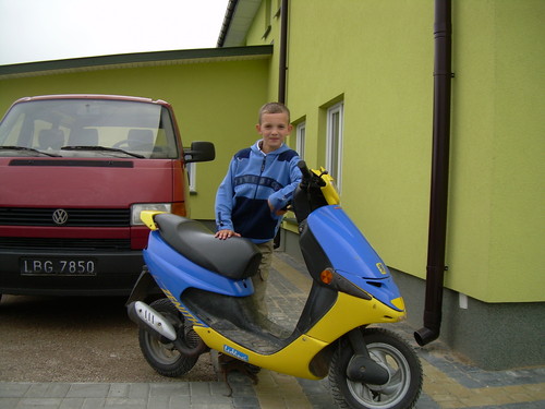 ja na  skuterku