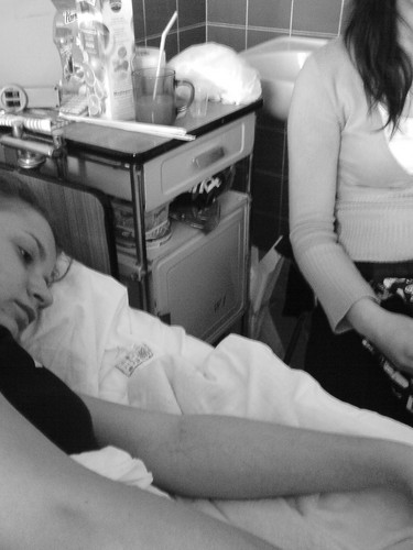 in hospital
