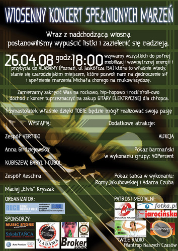 Plakat - czyli nudy cig dalszy.