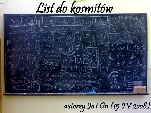 LiSt do kOsMiTW