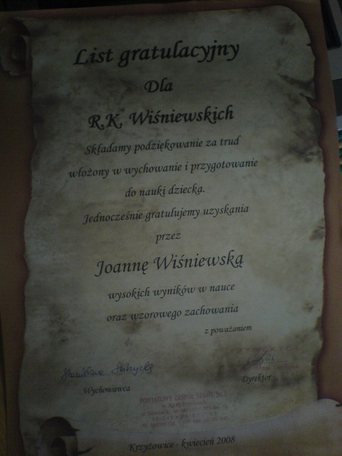 NAPEWNO SA RODZICE DUMNI;-)
