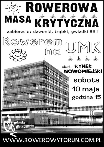 Rowerowa Masa Krytyczna Toru!!!