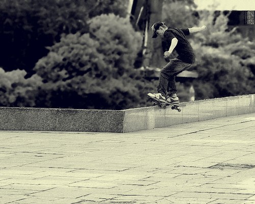 Skateboarding isn't a crime...