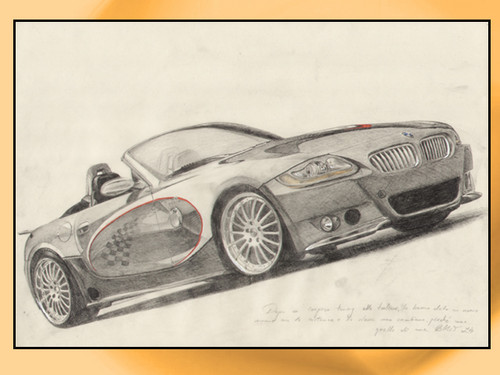 bmw rysunek