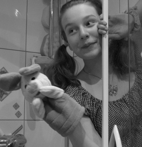W pryszniorze xD