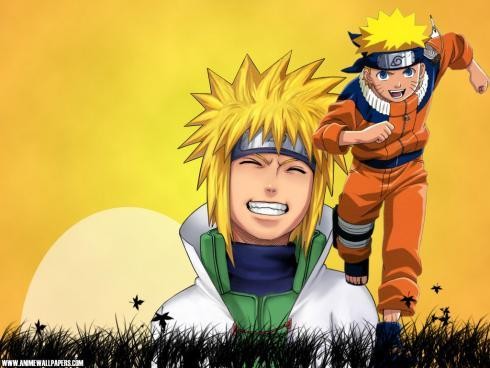4 hokage Ojciec i Naruto